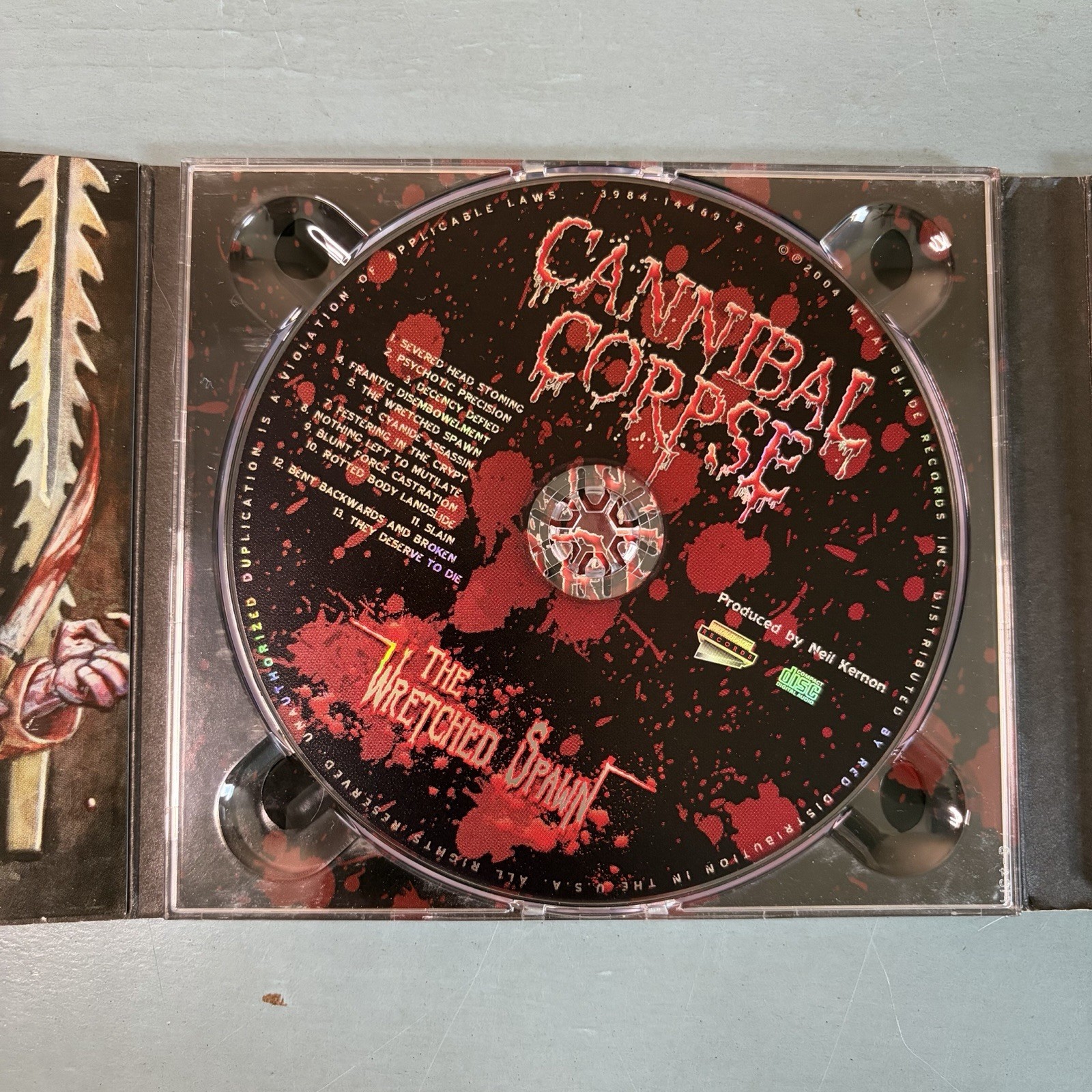 Cannibal Corpse – The Wretched Spawn CD/DVD 2004 Metal Blade [Digipak]