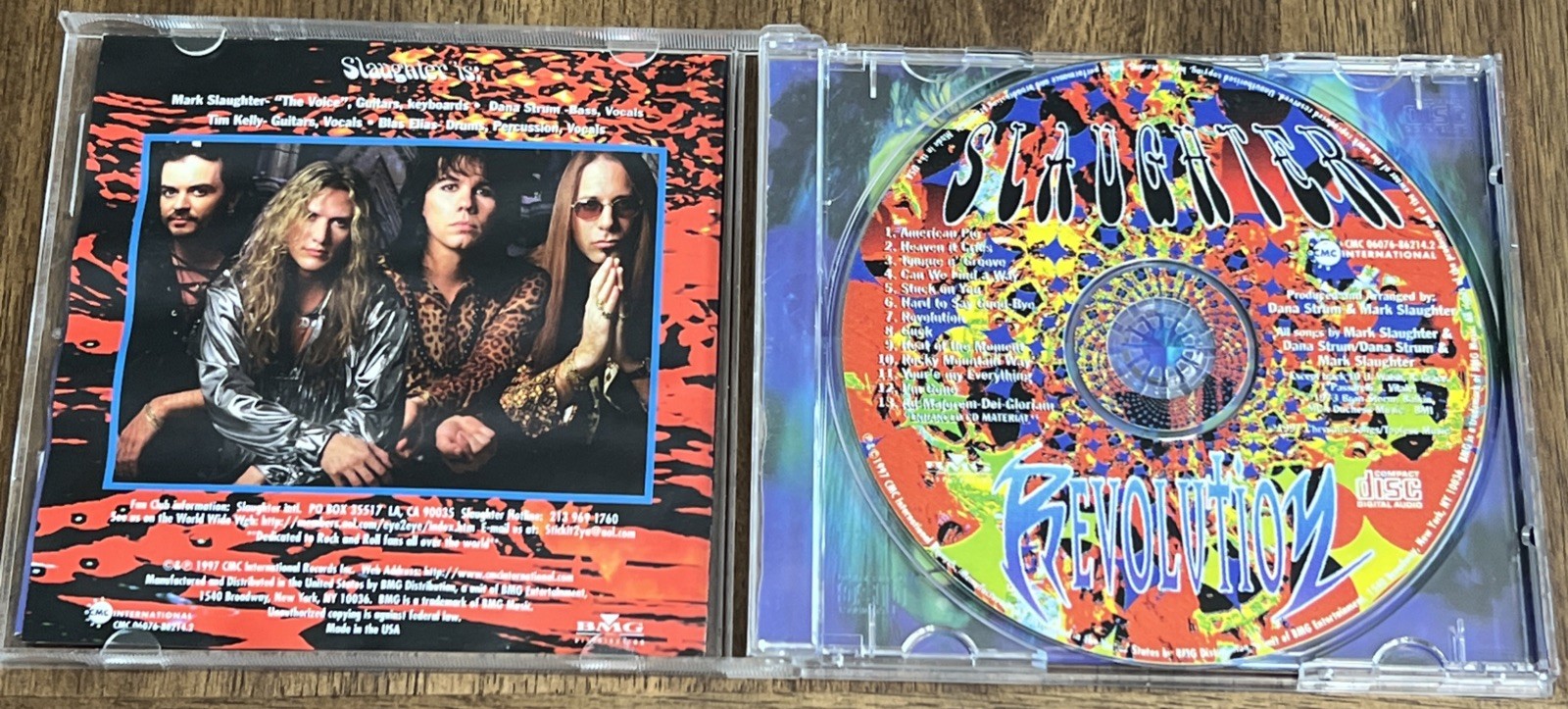 Slaughter – Revolution (CD, May-1997, CMC International) See Description