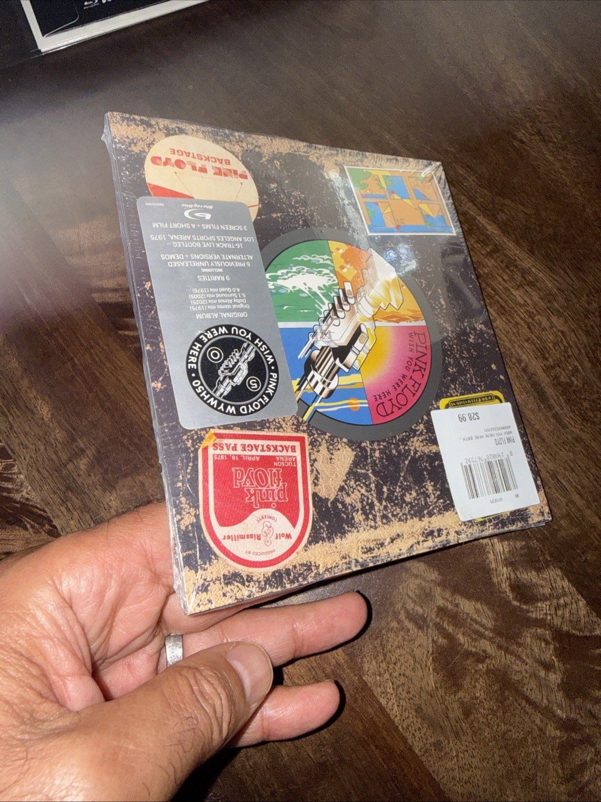 Pink Floyd WISH YOU WERE HERE (50TH ANNIVERSARY) – BLURAY New With Hype