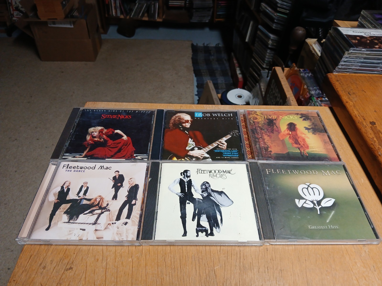 Fleetwood Mac cd lot/6 The Dance,Rumours,Greatest,Trouble in Shangri La,Welch,