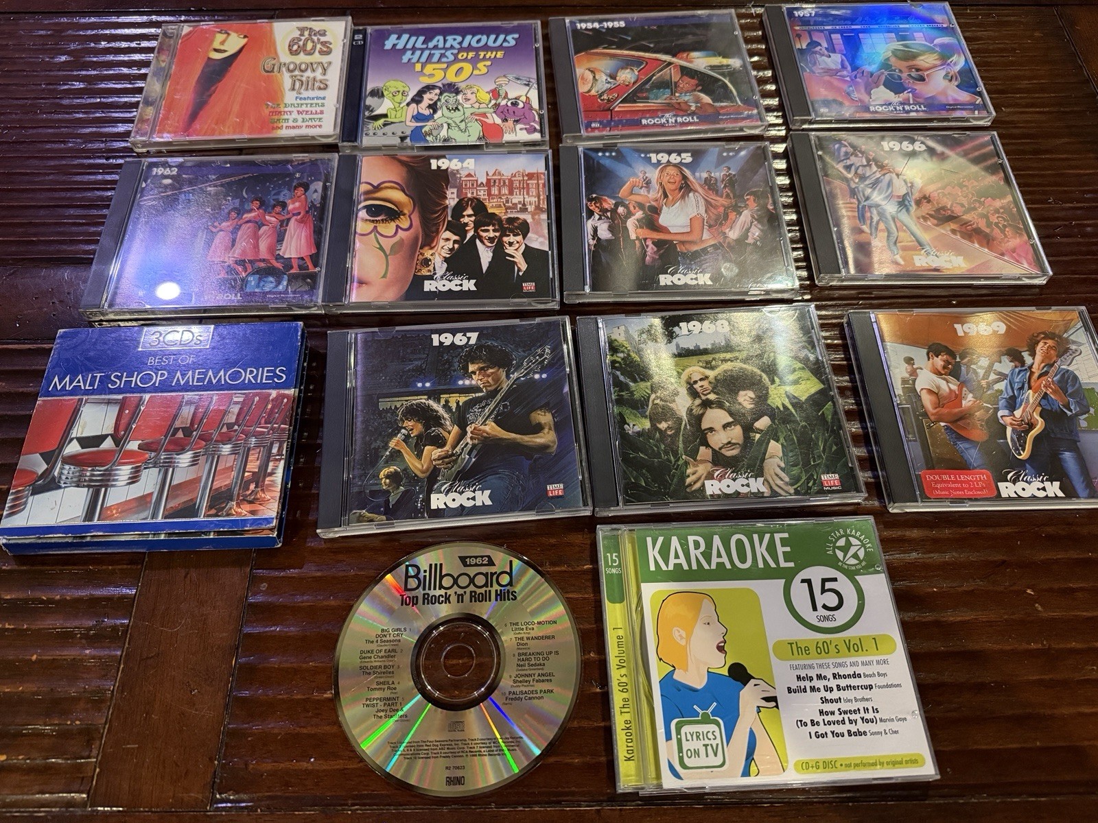 Time-Life Classic Rock CD Collection 1954-1969 + Groovy Hits & More (11 CDs)