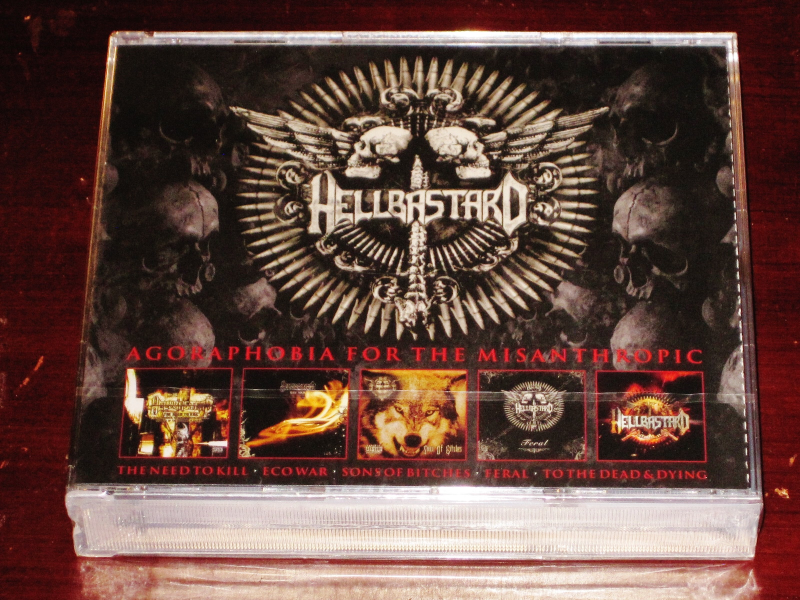 Hellbastard: Agoraphobia For The Misanthropic – Need, Eco, Sons 4 CD Box Set NEW