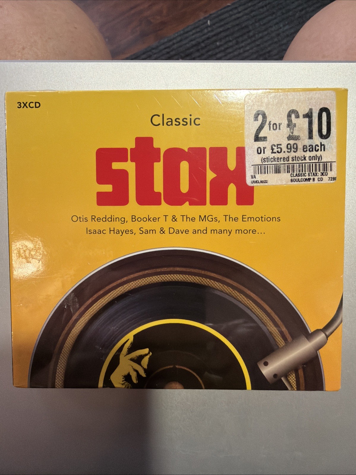 CLASSIC STAX Funk R&B Soul-3CD Digipak- Isaac Hayes, Otis, Booker T, SEALED, NEW
