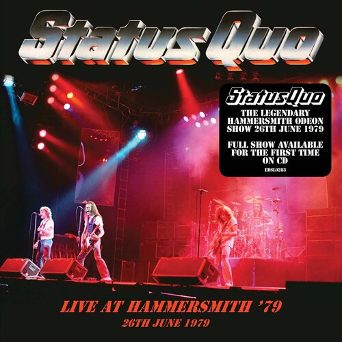 Status Quo – Live In Hammersmith 79 – Deluxe Gatefold 2CD Set [New CD] Gatefold