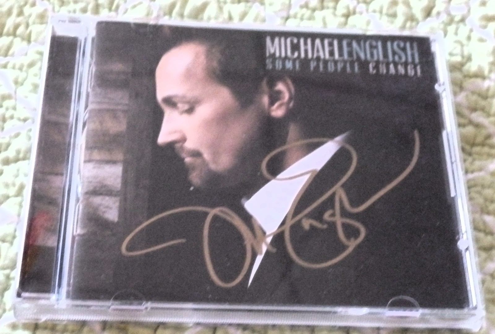 Some People Change by Michael English (CD, 2012, Curb) Signed