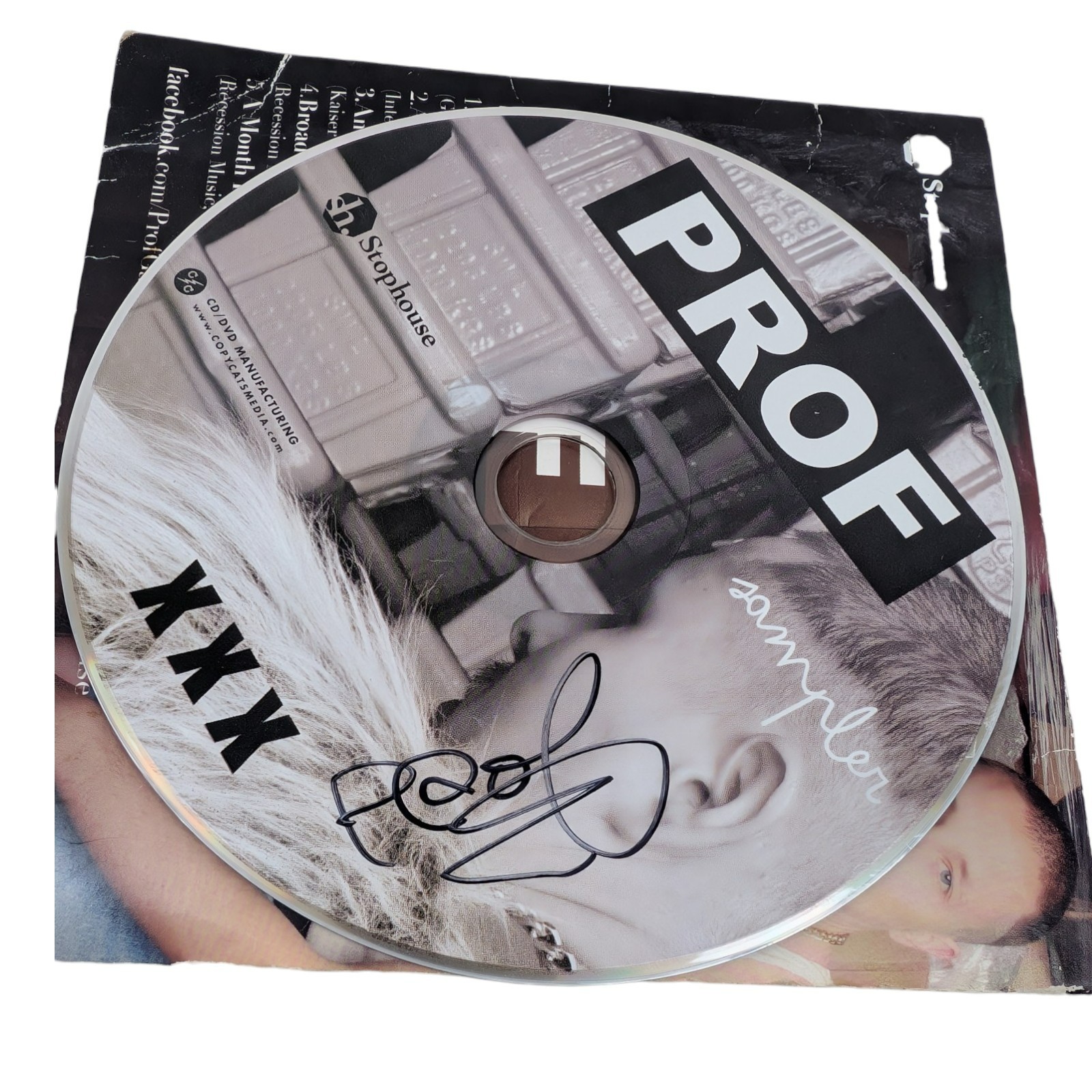 Sampler by Prof (CD, 2011) RARE Rap Hip Hop Signed Auto *READ