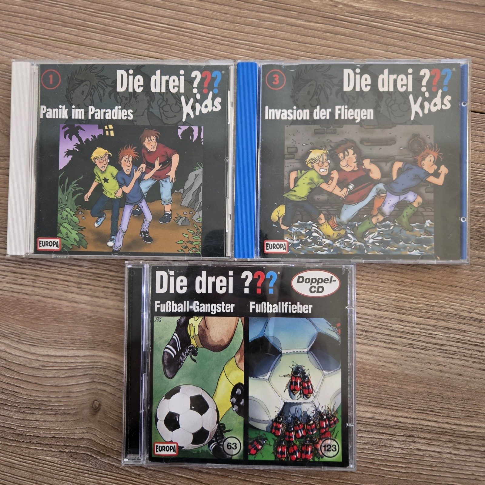 Die drei ??? 3-CD AUDIOBOOK LOT German Audio Drama Hörspiel Kids Mystery IMPORT