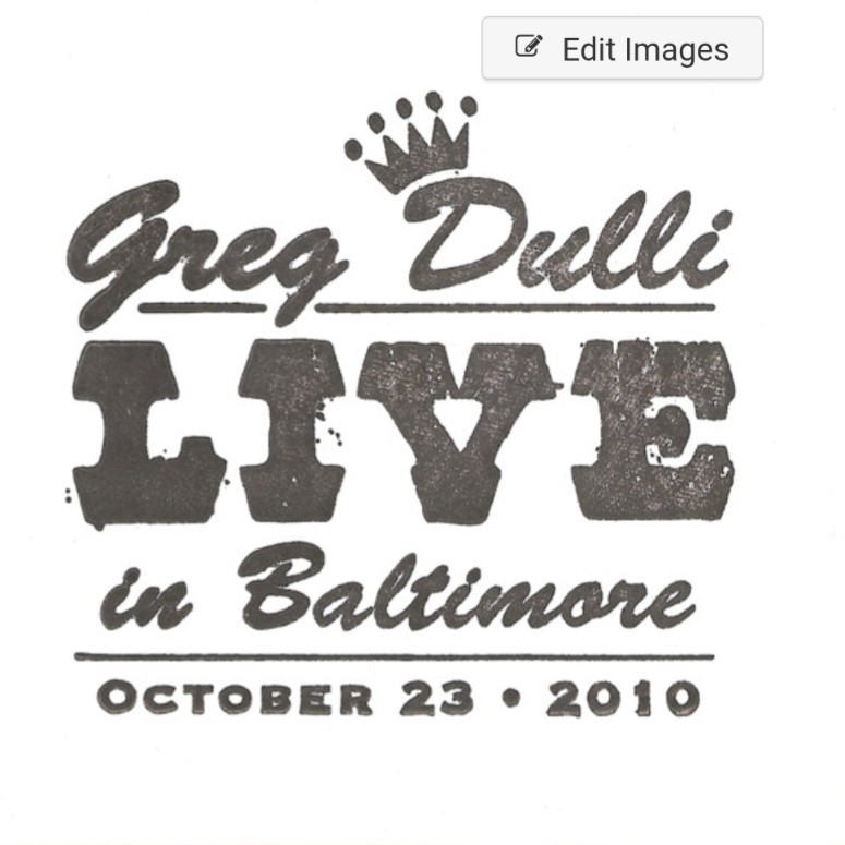GREG DULLI * LIVE IN BALTIMORE CD * OFFICIAL UNOFFICIAL LIVE BOOTLEG * LAST 125!