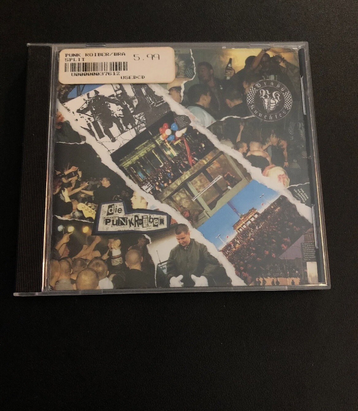 Punkroiber Brassknuckles Split Punk Rock Compilation CD