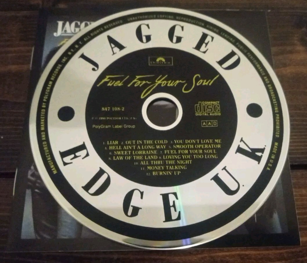 Jagged Edge U.K. – Fuel For Your Soul (Polydor Records 1990) ! SEE PICS!