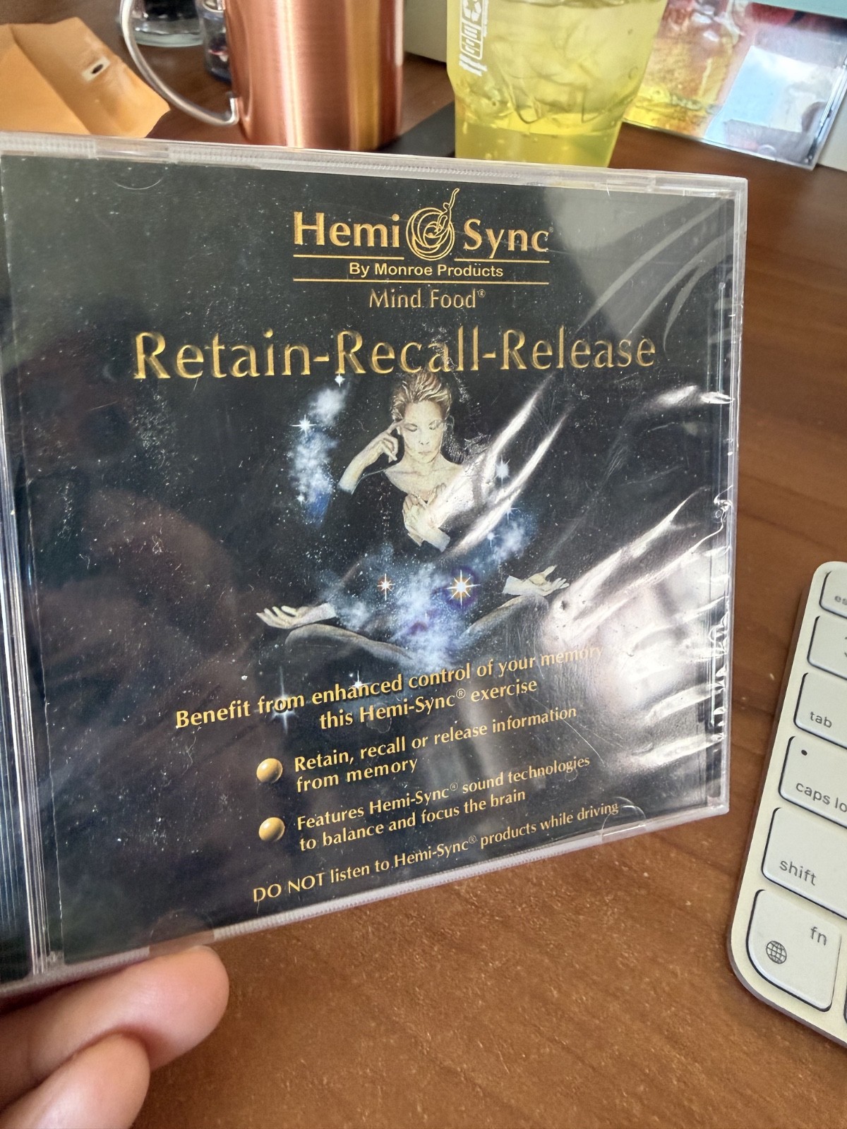Sealed! Hemi Sync * Retain – Recall – Release CD * Mind Food