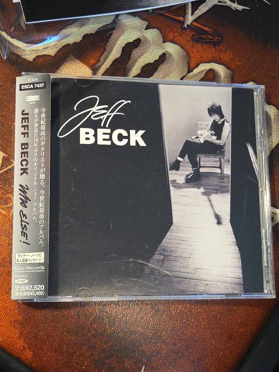 Jeff Beck Who Else! Japan CD w/ OBI ESCA-7437 Epic Records 1999 Jennifer Batten