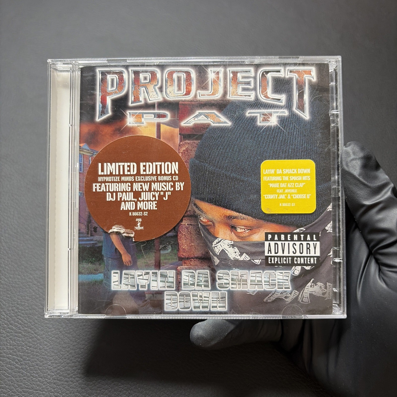 Layin’ Da Smack Down Project Pat Limited Edition Bonus CD – CASE ONLY