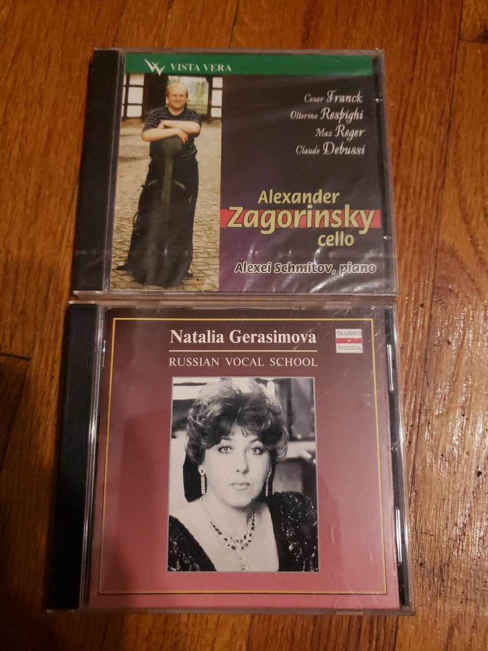 Lot 2 Russian Classical CDs Zagorinsky Cello Gerasimova Vocal School