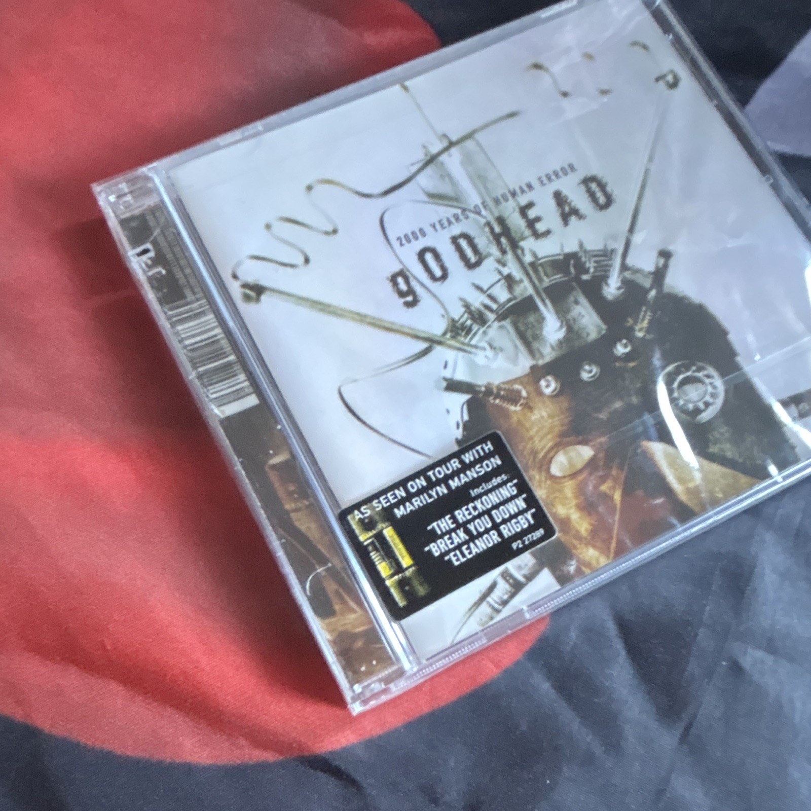 Godhead 2000 Years of Human Error CD Industrial/Gothic 2001 P2 27289 SEALED Hype