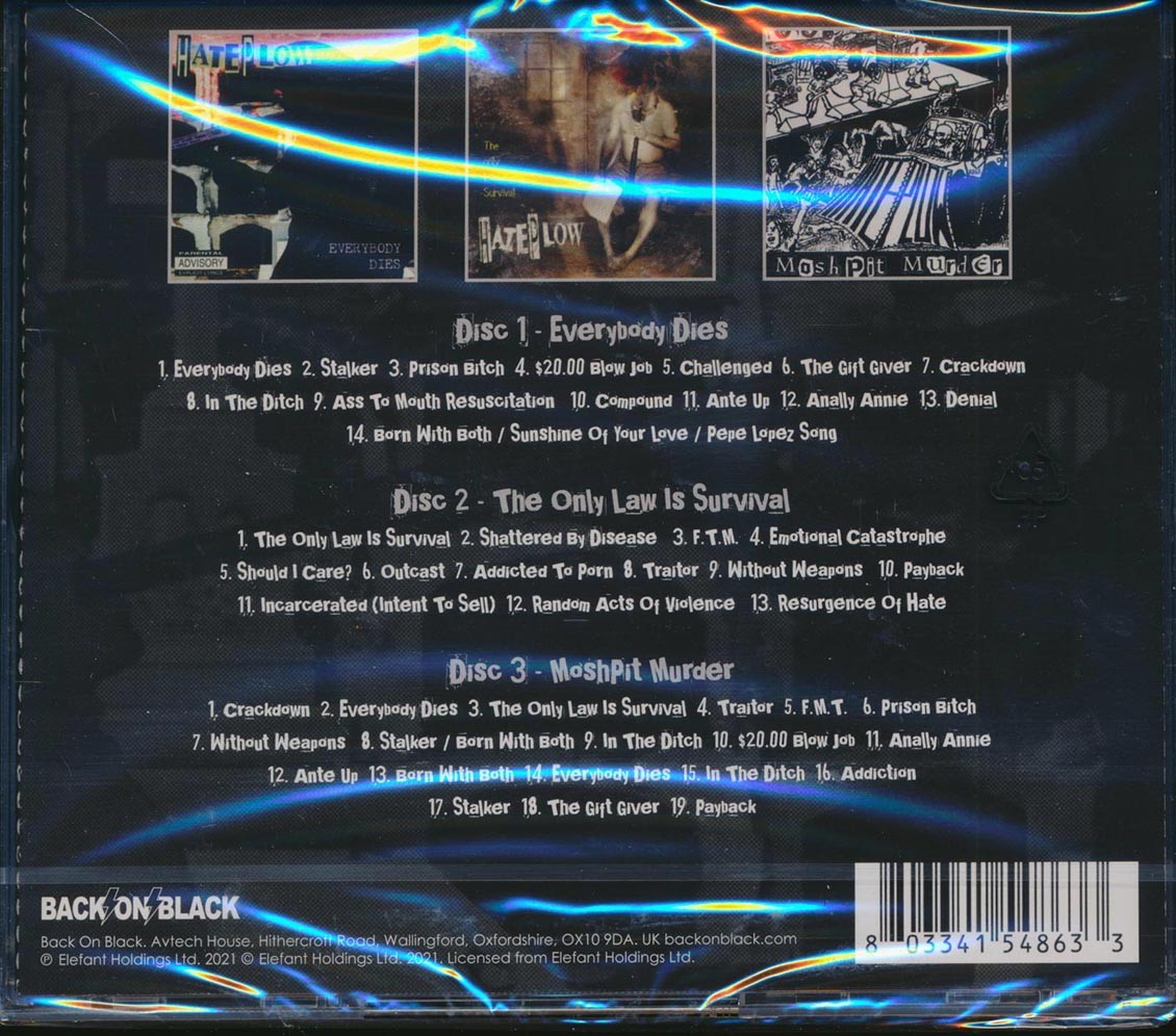 HATEPLOW: Total Hate 1998-2004 (3xCD) (CD) NEW