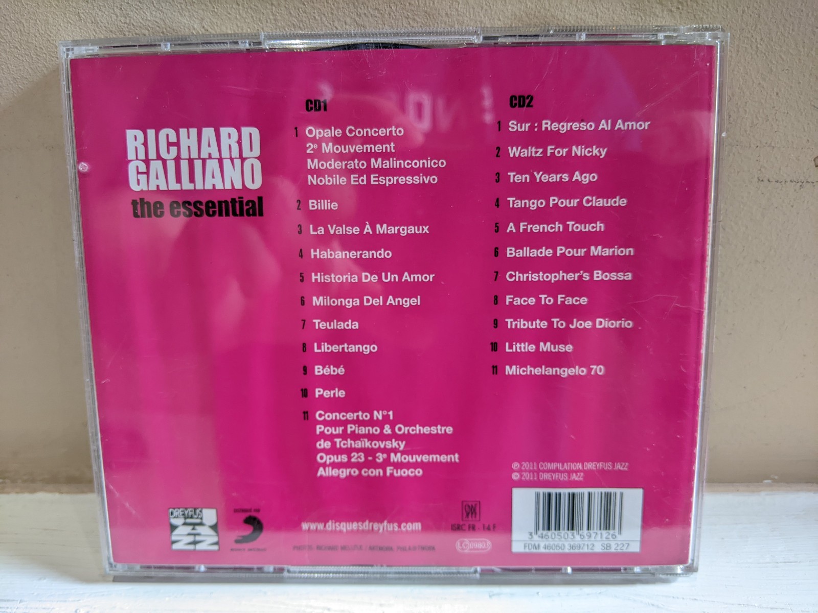 Richard Galliano The Essential 2 CD Album Jazz Accordion Dreyfus Records