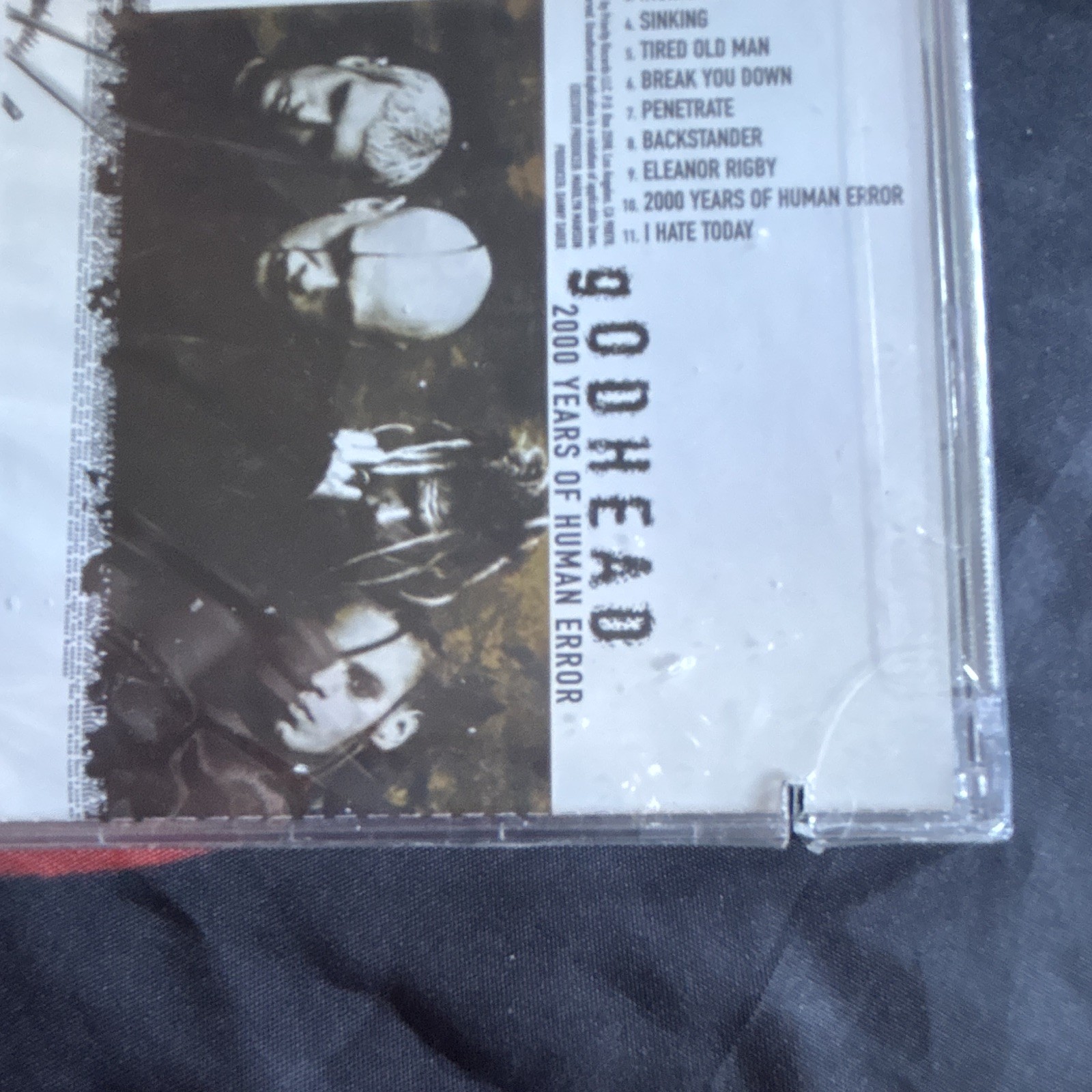 Godhead 2000 Years of Human Error CD Industrial/Gothic 2001 P2 27289 SEALED Hype