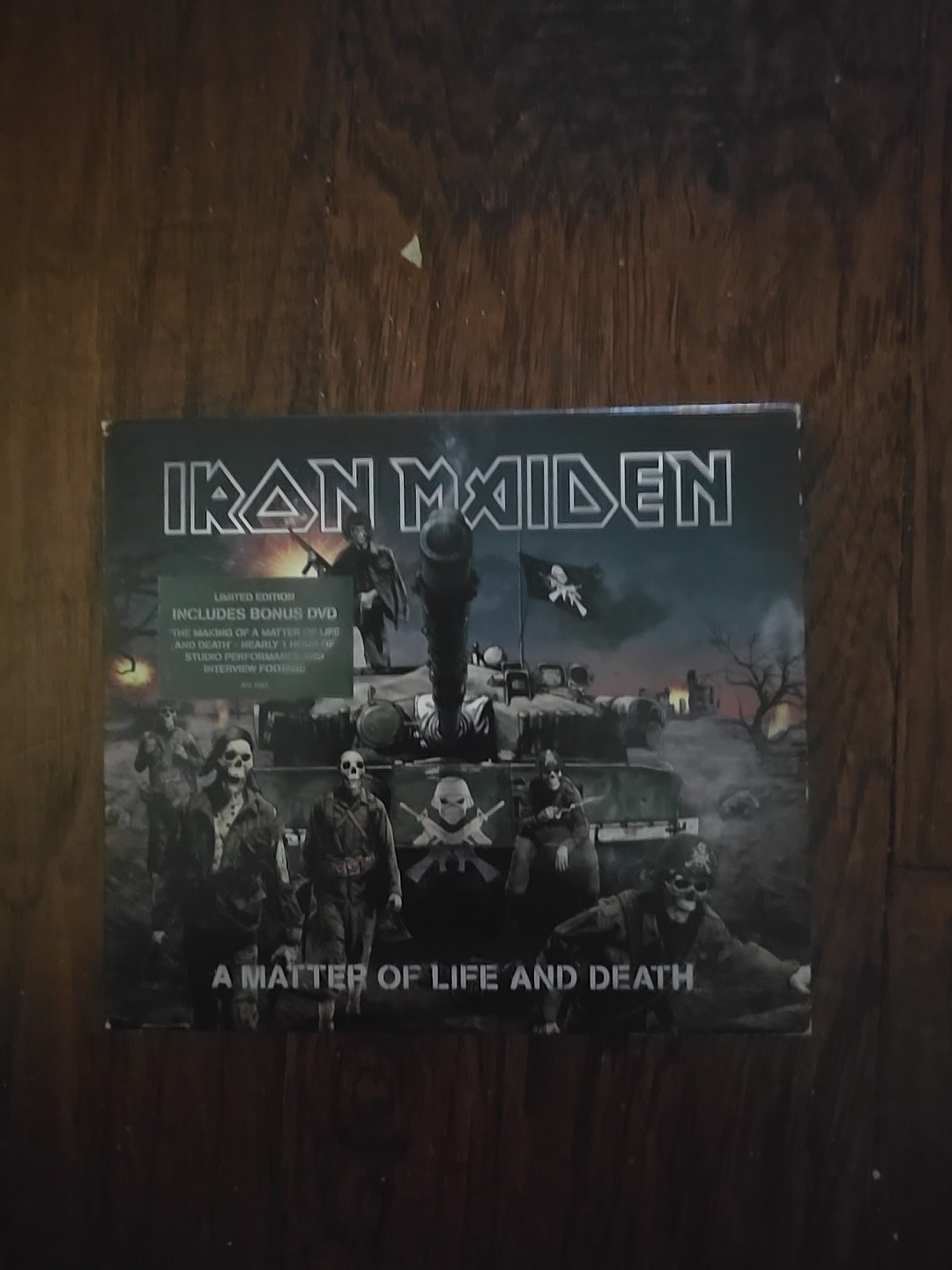 Iron Maiden A matter of life and death CD & DVD Europe 2006 slipcase Insert