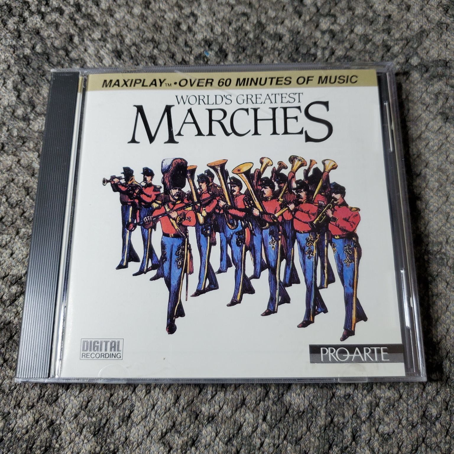 World’s Greatest Marches CD 1990 Maxisplay Classical Military Band Pro Arte