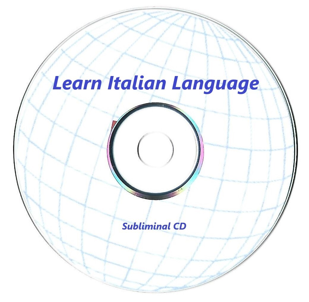 LEARN ITALIAN LANGUAGE ~ Speak Read Write Subliminal CD Your Background Choice