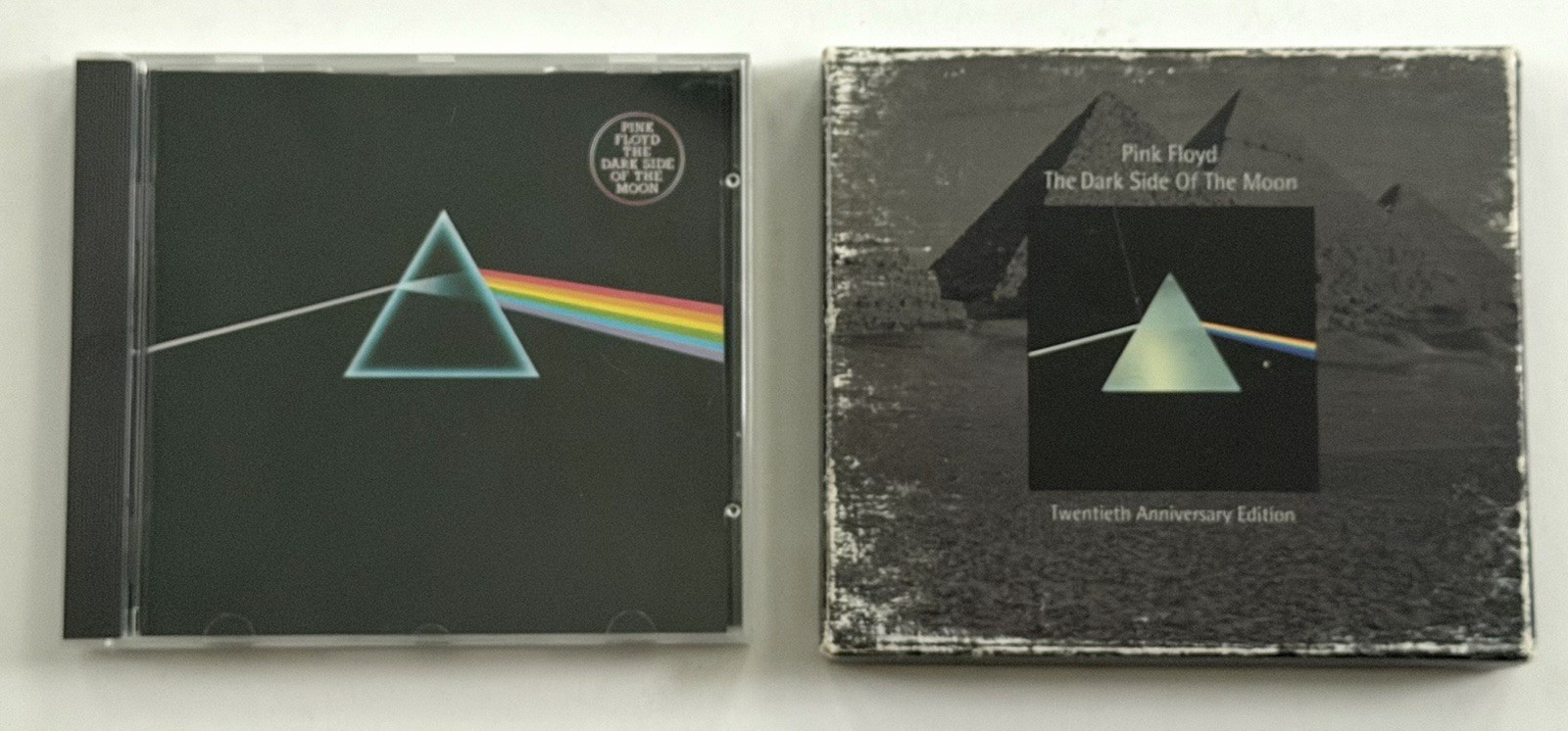 Pink Floyd CD Lot of 2 – Dark Side Of The Moon & 20th Anniversary Edition VTG