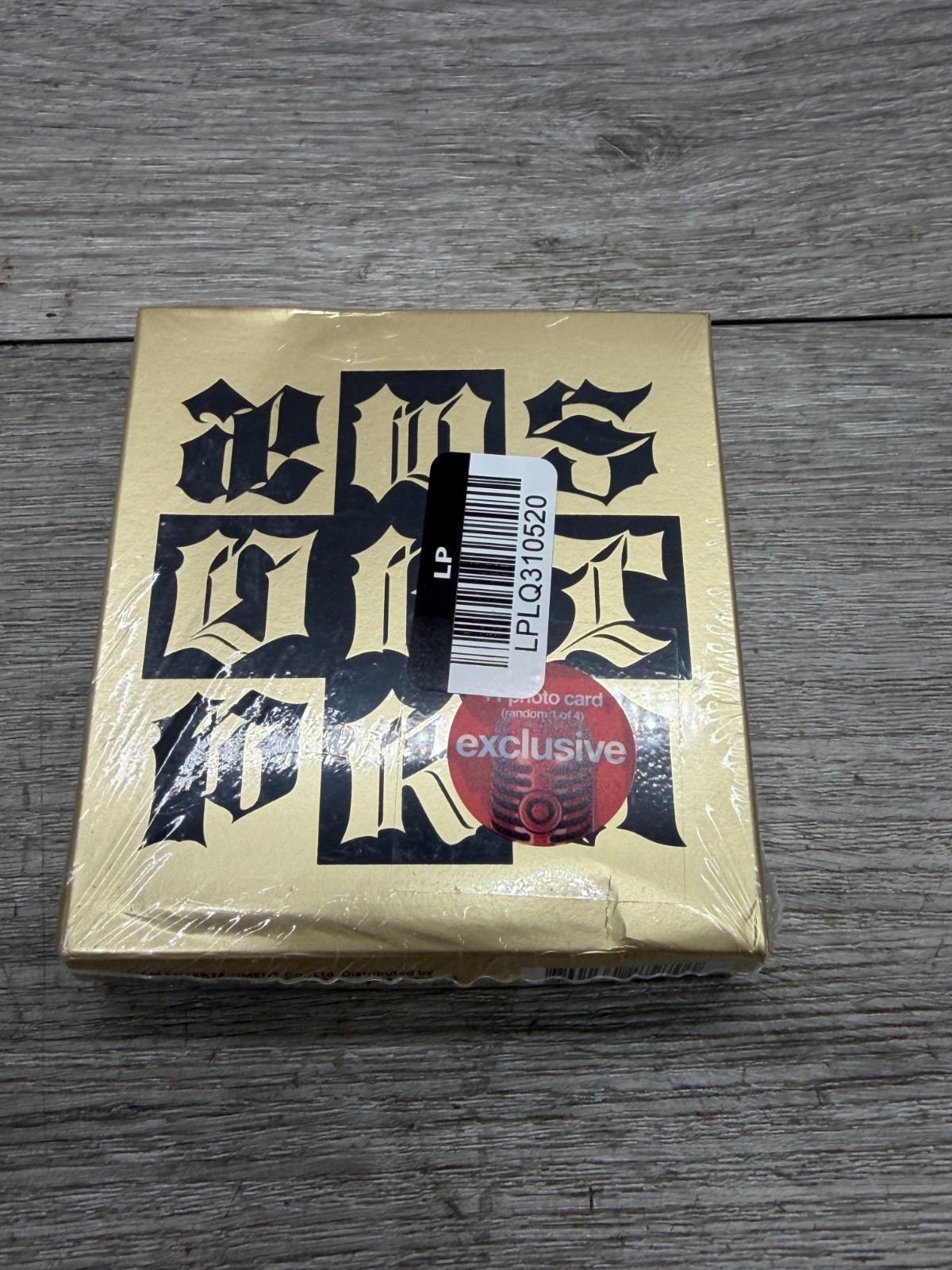 Aespa Single Album Dirty Work Dirty Case Gold Version