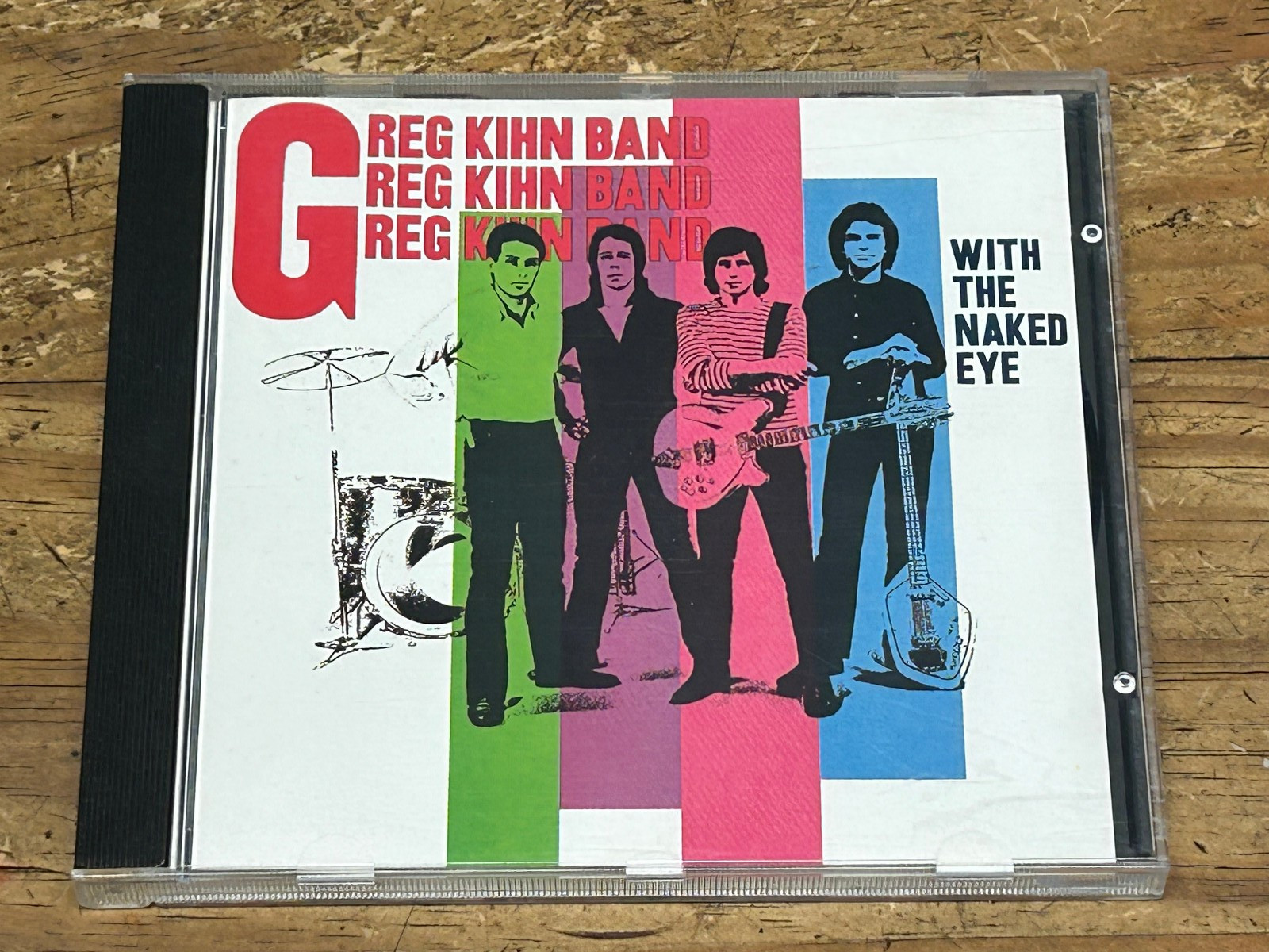 Greg Kihn Band – With The Naked Eye CD. Rare 1987 West German import Line Record