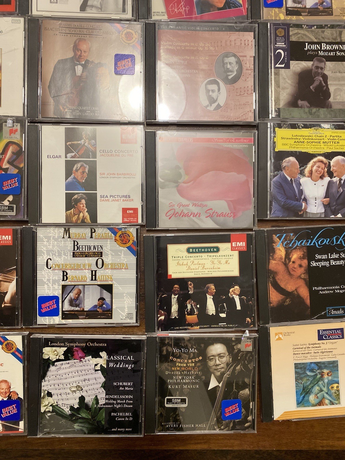 Classical Music CD Collection GOOD TITLES, CLEAR JEWEL CASES MANY 2 DISC SETS