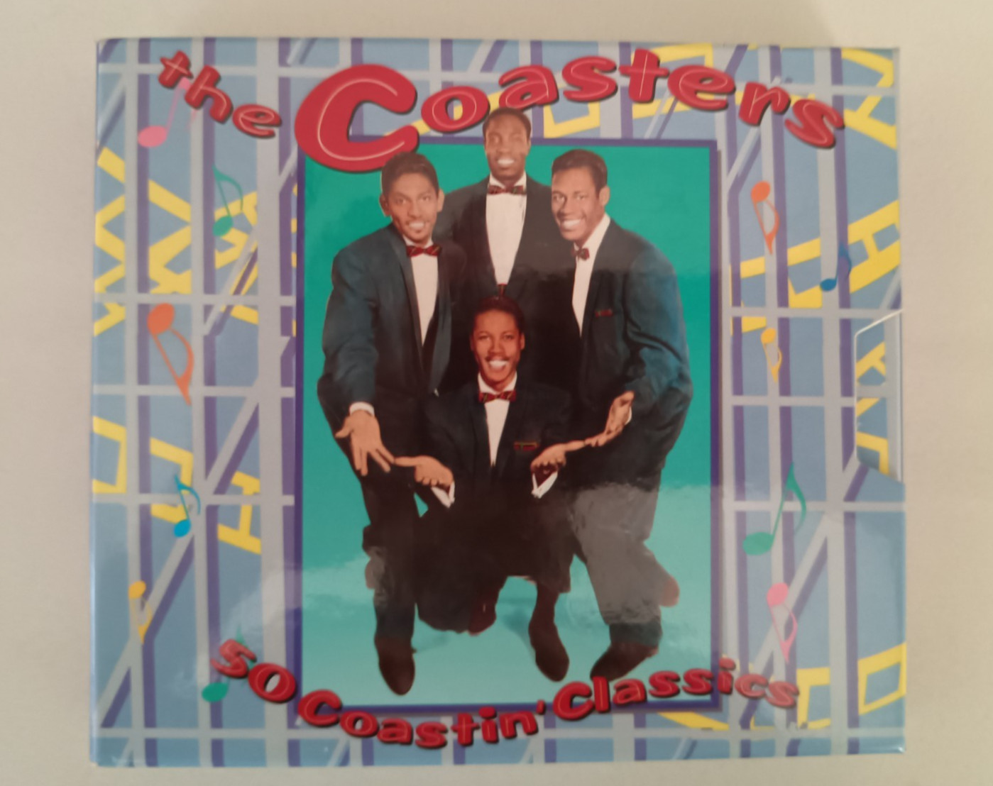 The Coasters – 50 Coastin’ Classics 2CD set w/ book * Rhino label 1992 LIKE NEW