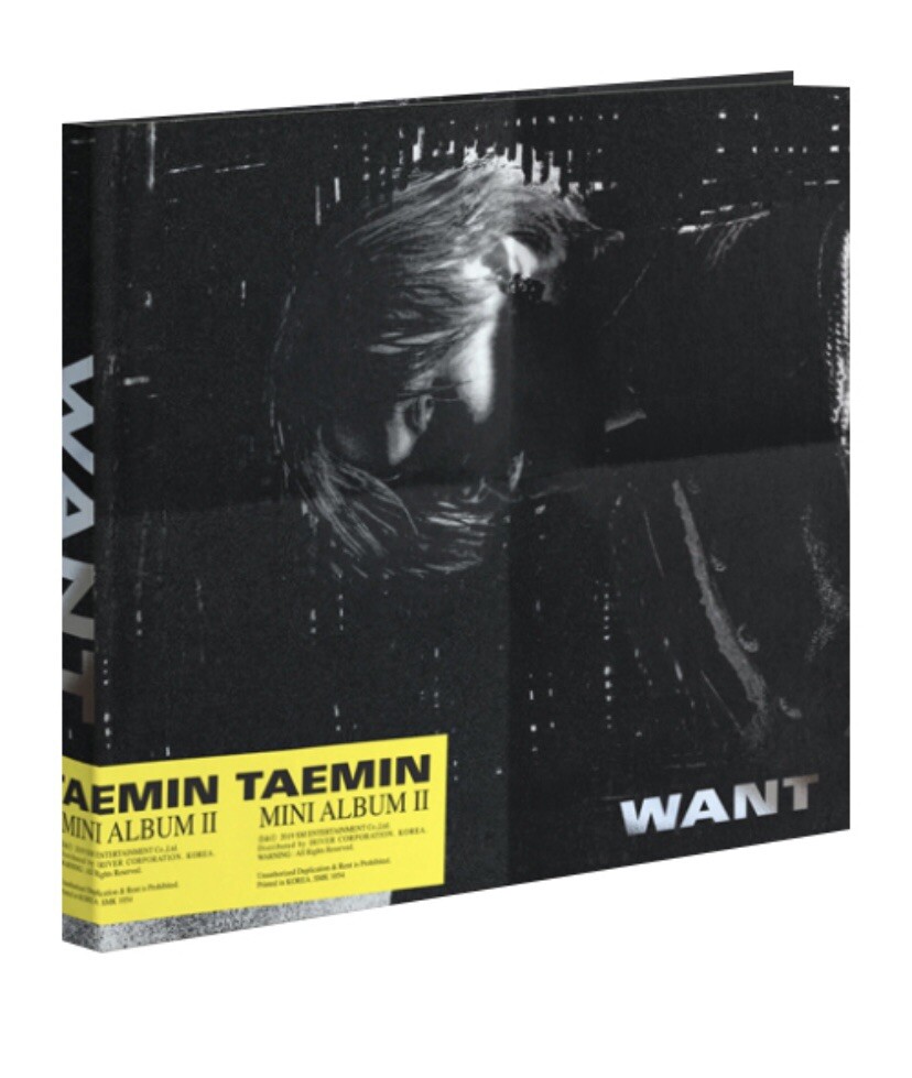 TAEMIN – WANT 2nd Mini Album SEALED Random Ver. CD + Photobook+etc SHINEE