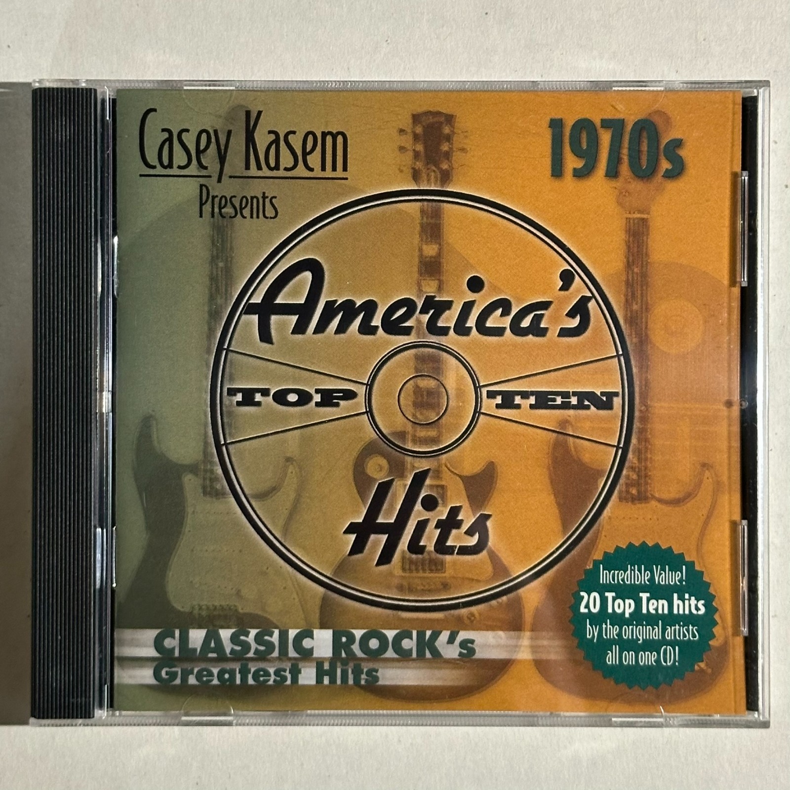 Casey Kasem America’s Top Ten Hits 1970s Classic Rock CD 2003