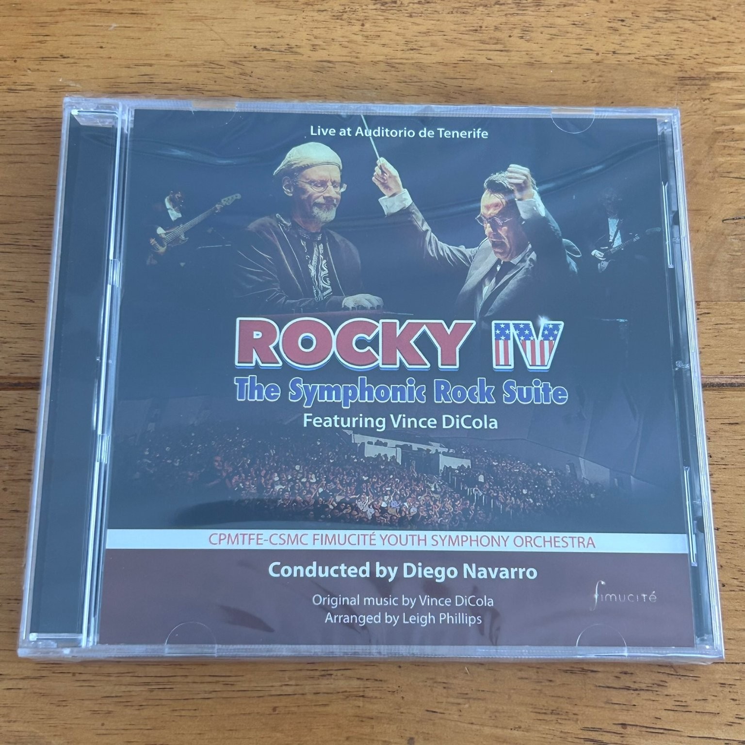 Vince DiCola & FIMUCITÉ Youth Orch – ROCKY IV Symphonic Rock Suite CD 2019 New