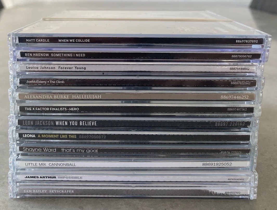 X Factor Winners Singles Bundle. 12x CDs