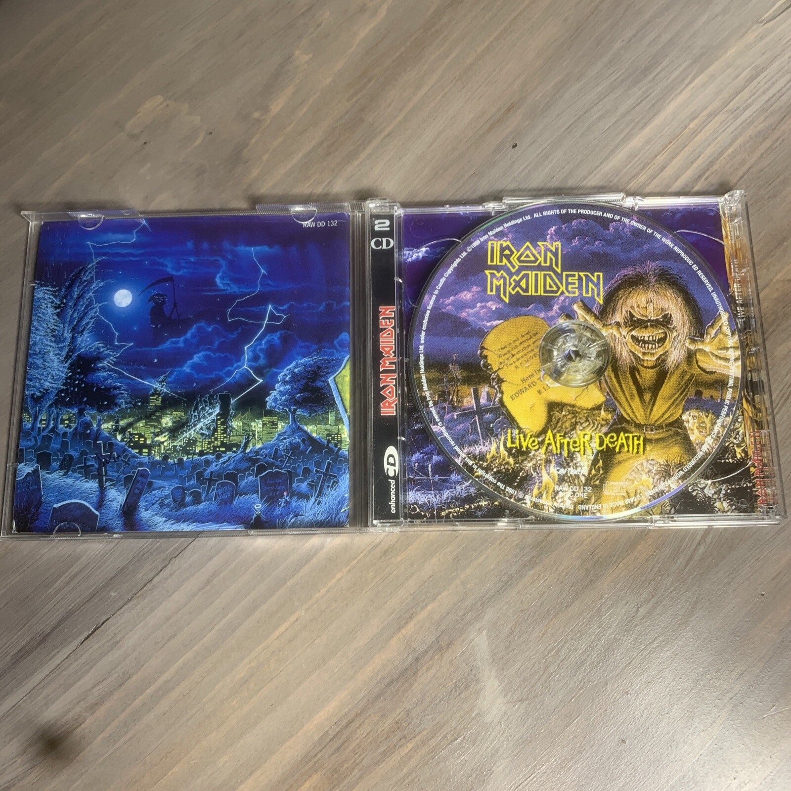 Iron Maiden Live After Death 2 Disc CD