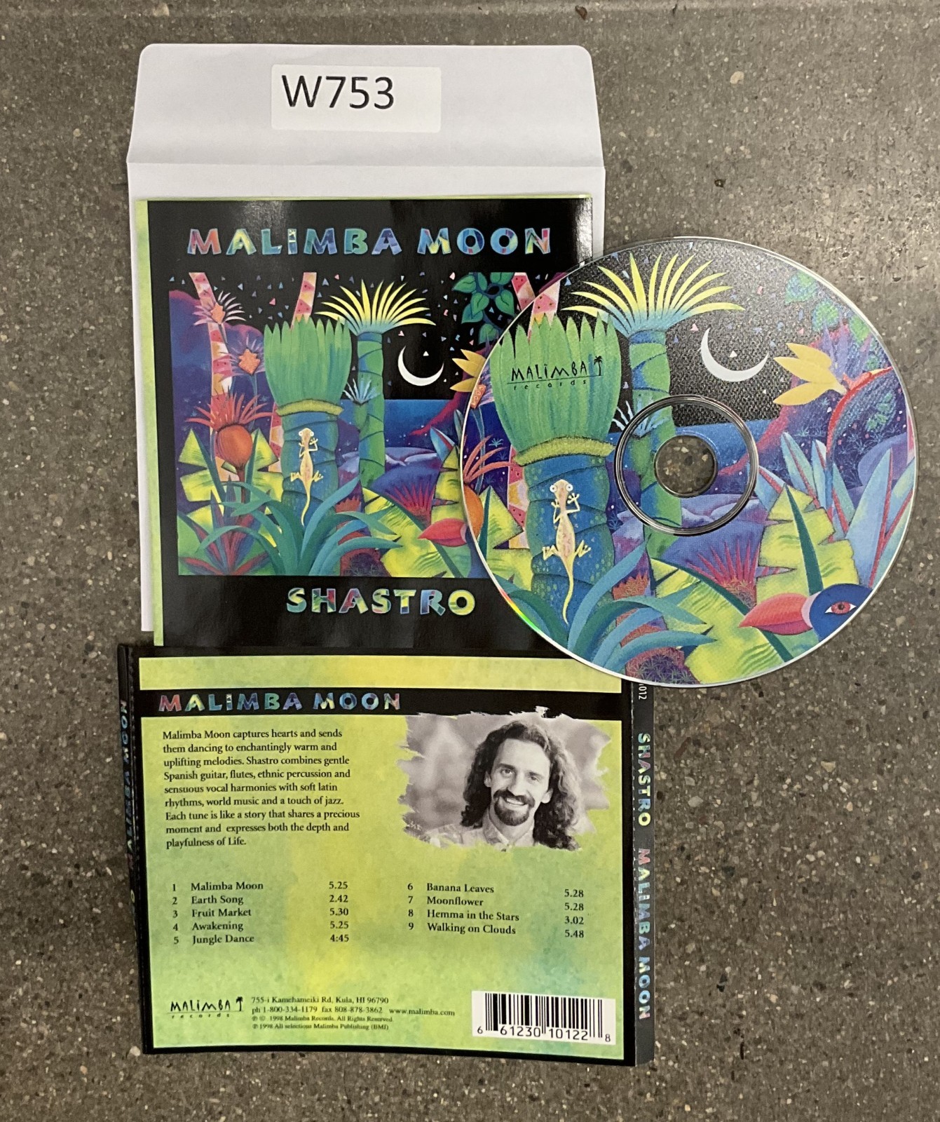 Malimba Moon by Shastro (CD, 1999) No Case #W753
