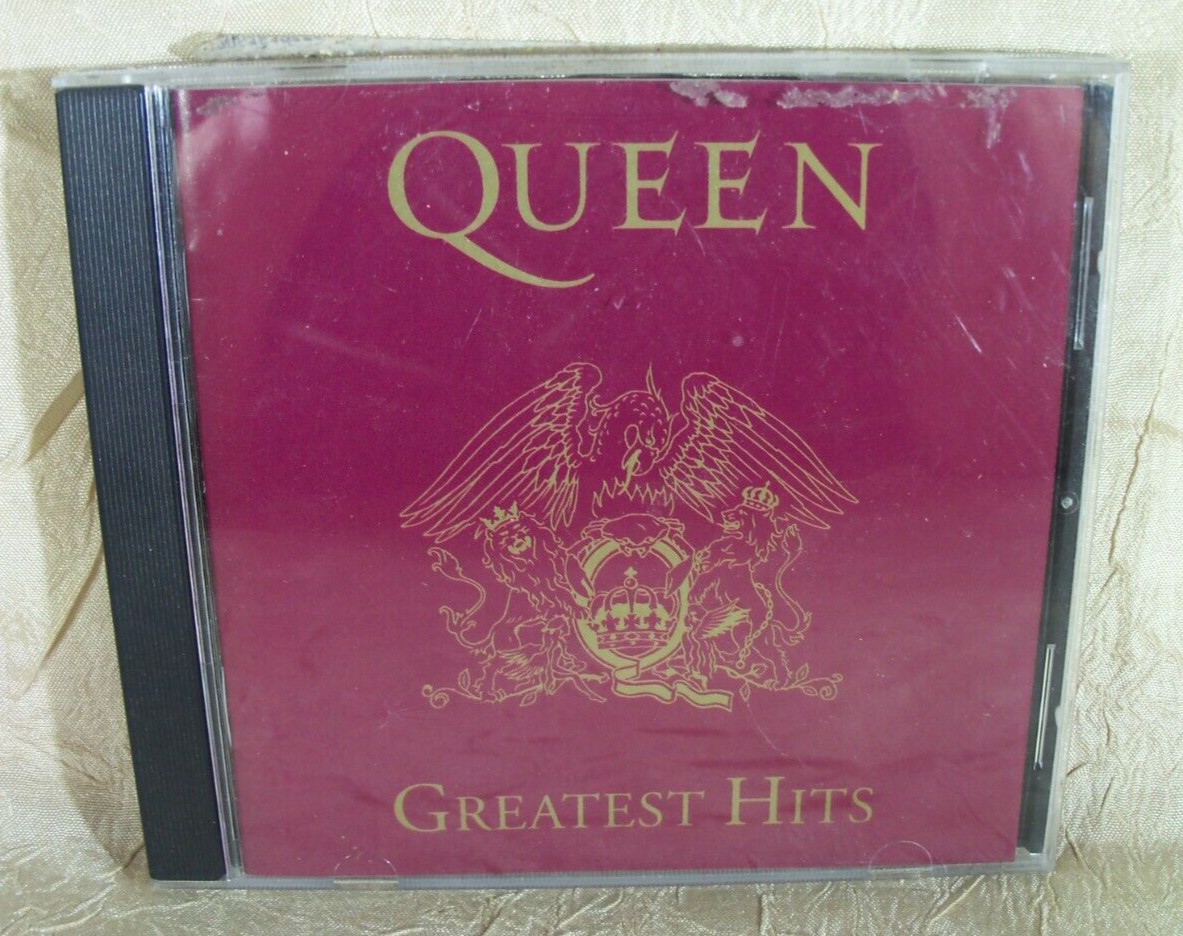 Queen Greatest Hits CD 1992 Hollywood Records Freddy Mercury Free Shipping