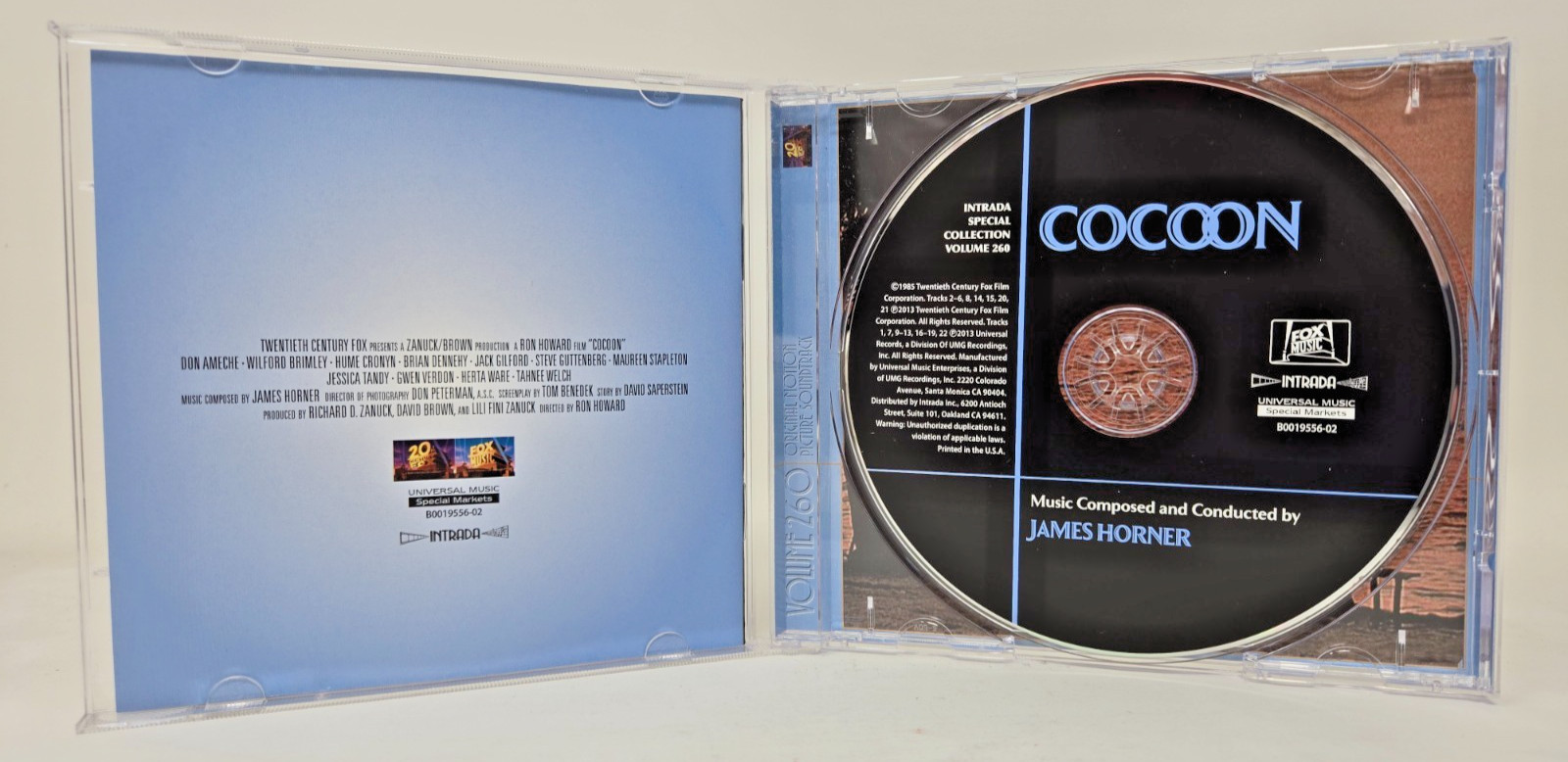 Cocoon & Cocoon The Return Soundtrack CD James Horner Intrada Special Collection