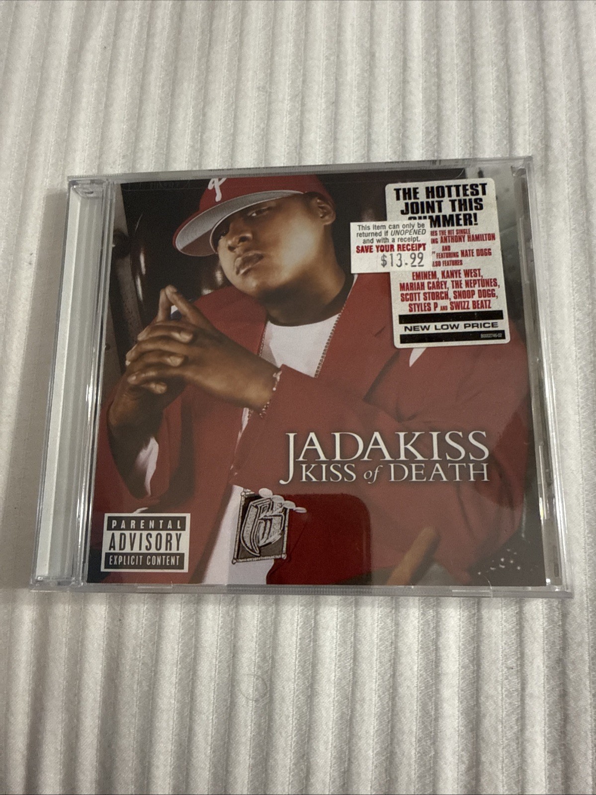 JADAKISS – KISS OF DEATH CD Ft Eminem, Mariah Carey, Nate Dogg NEW SEALED