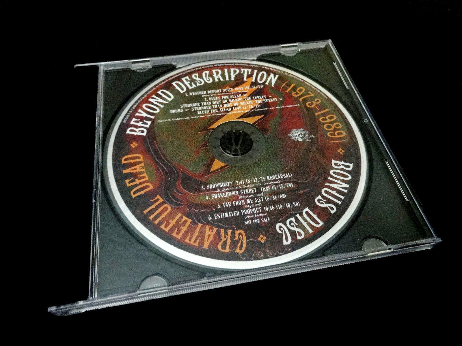 Grateful Dead Beyond Description Bonus Disc CD 1973 – 1989 from GDP Box Set 1-CD
