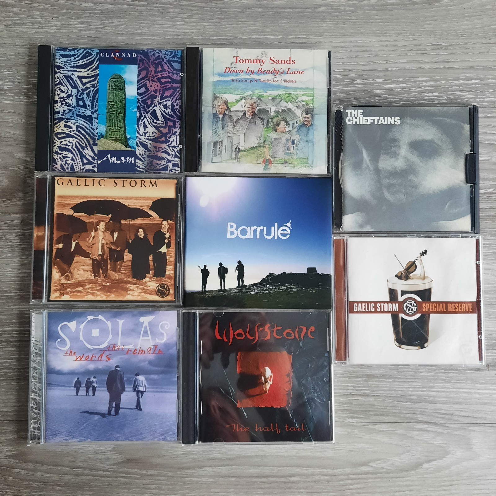 Chieftains Clannad CD Lot 8 Celtic Folk Gaelic Storm Solas Wolfstone Irish Music