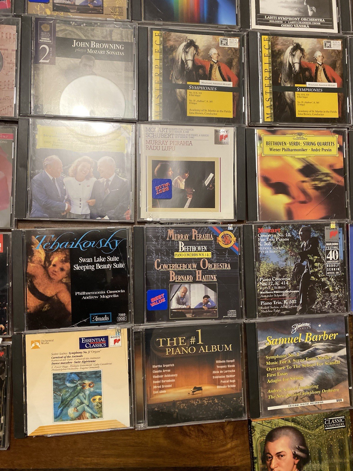 Classical Music CD Collection GOOD TITLES, CLEAR JEWEL CASES MANY 2 DISC SETS