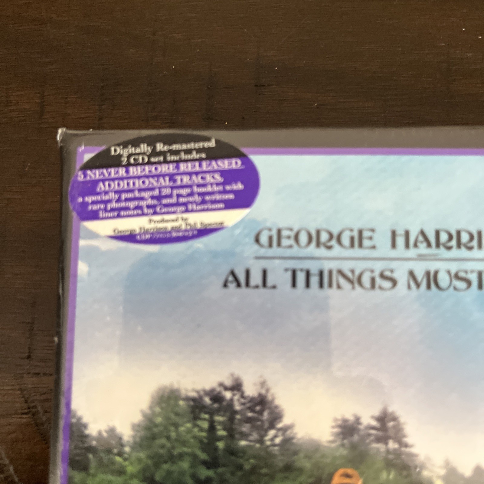 GEORGE HARRISON – All Things Must Pass Deluxe 2 x CD 2001 New Sealed
