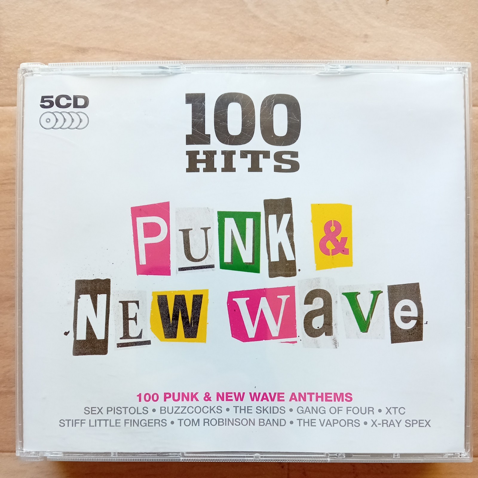 Various Artists – 100 Hits (Punk & New Wave, 2011, 5 CD Set)