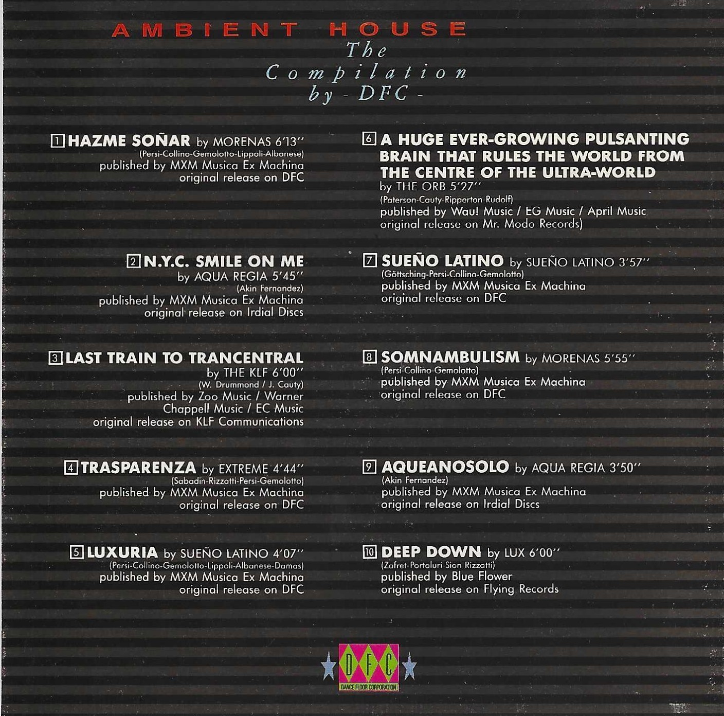 Ambient House The Compilation by DFC 1990CD – Orb, KLF, Sueno Latino, Aqua Regia