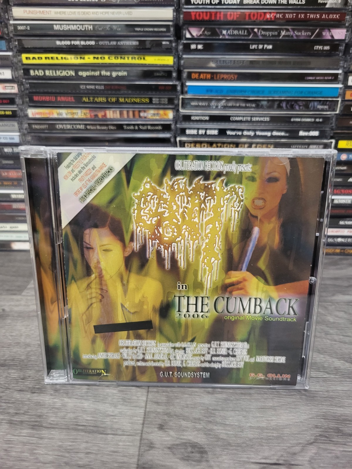 Obliteration Records 2006 GUT Cumback Original Movie Soundtrack ORCD 063 G.U.T.