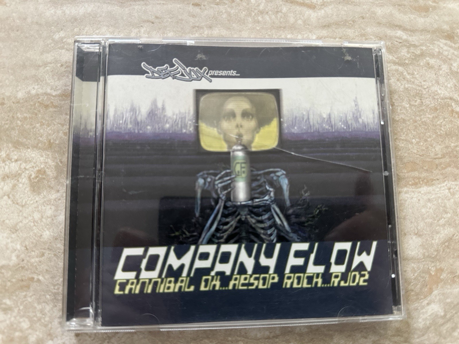 Def Jux Presents Company Flow Cannibal Ox Aesop Rock CD Hip Hop Rap RJD2 2001 OG