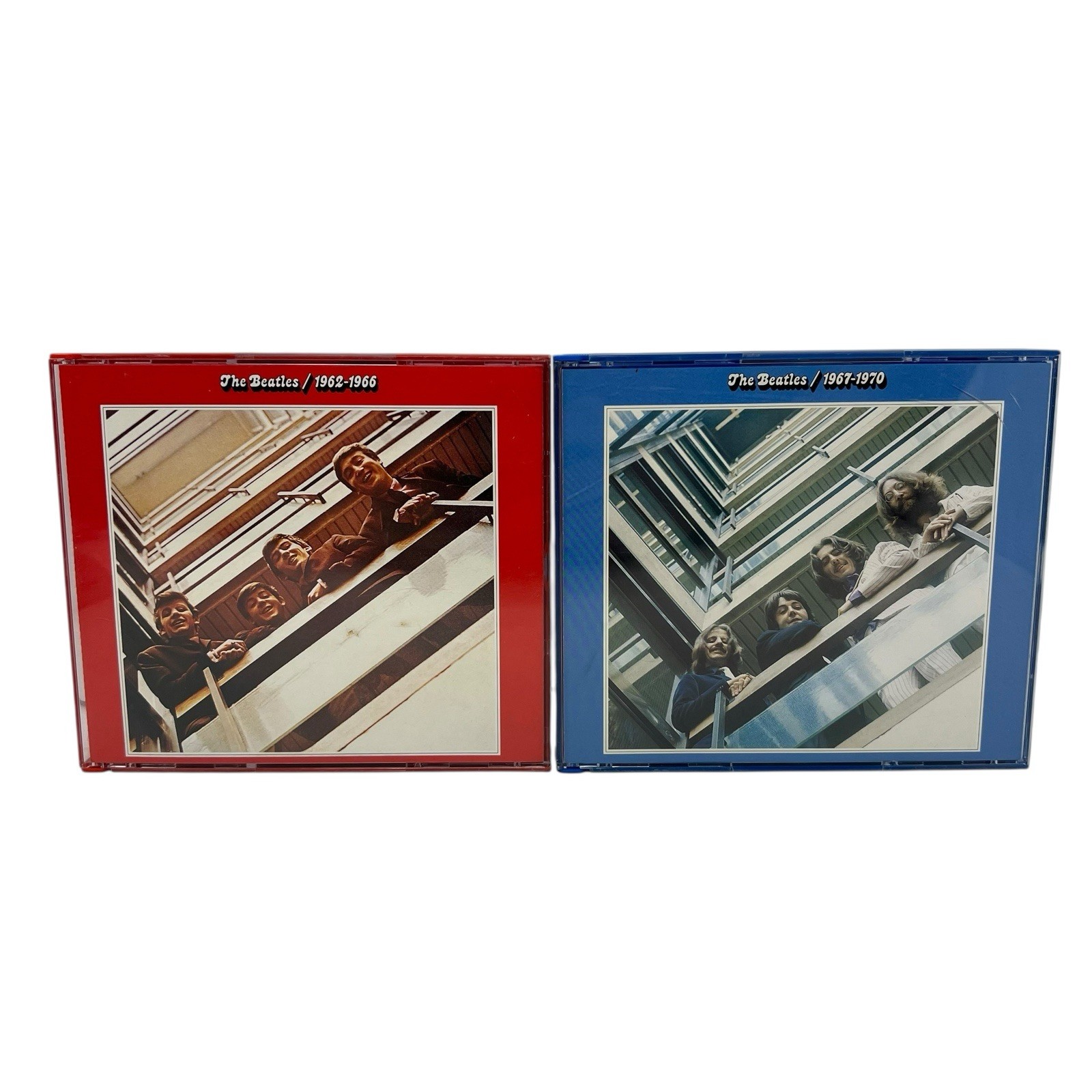 The Beatles Double CD Lot 1962-1966 & 1967-1970 Red Blue Album Compilation Apple