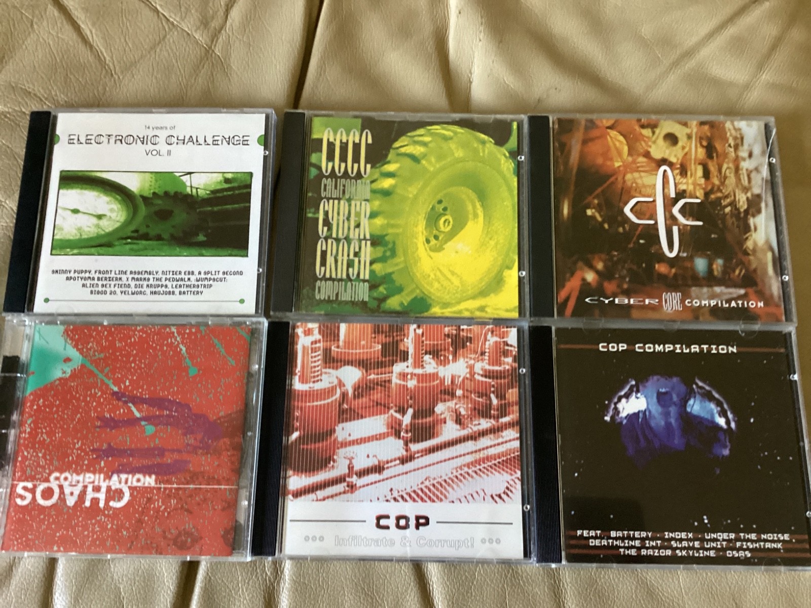 COP Intl compilation cd lot! Industrial music EBM Skinny Puppy Wumpscut KMFDM