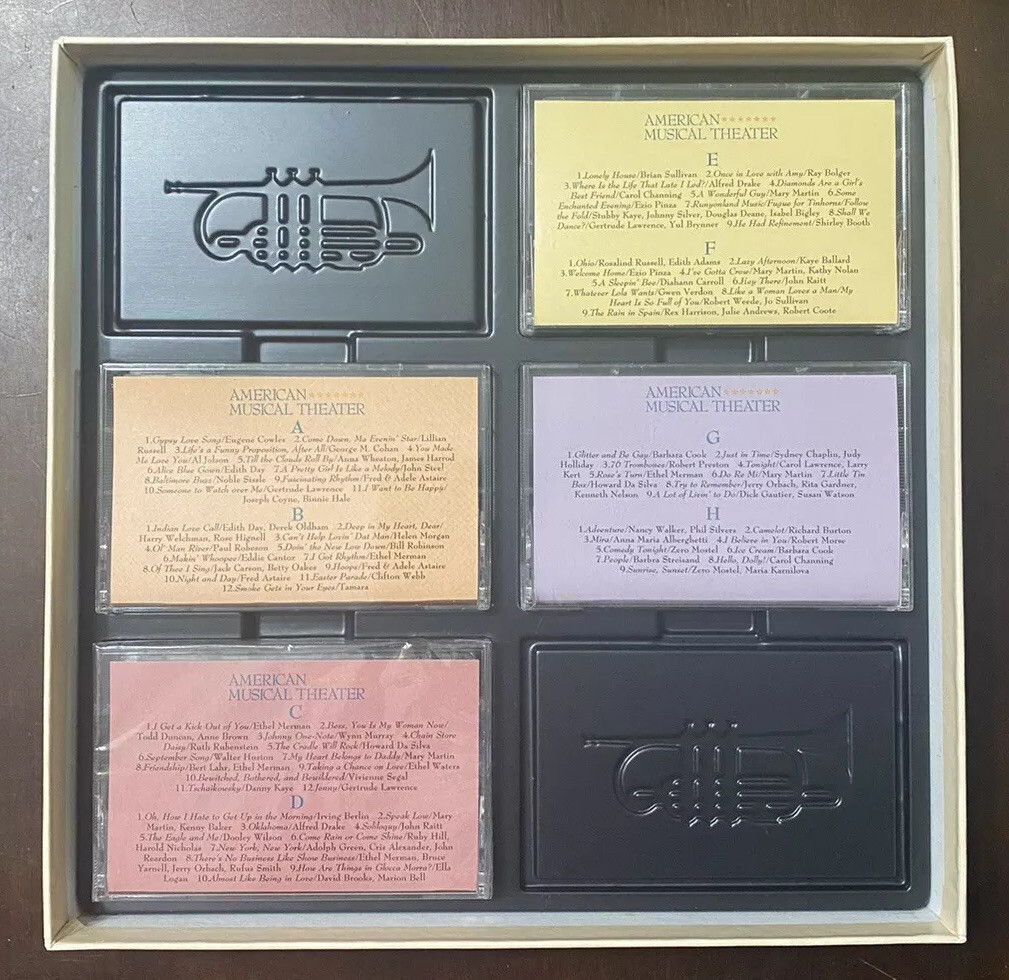 1989 SMITHSONIAN COLLECTION Recordings AMERICAN MUSICAL THEATER Box Set RC-036